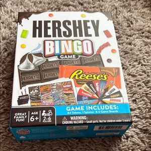 Bingo Game with Colorful Tokens